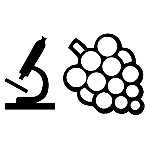 🔬🍇 Emoji Domain black and white Symbola rendering